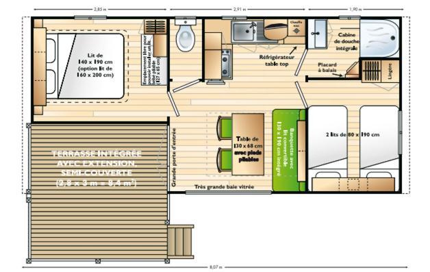 Mobil Home 5Pers Proche Europa Park Dans Camping 3Etoiles Boofzheim Exterior photo